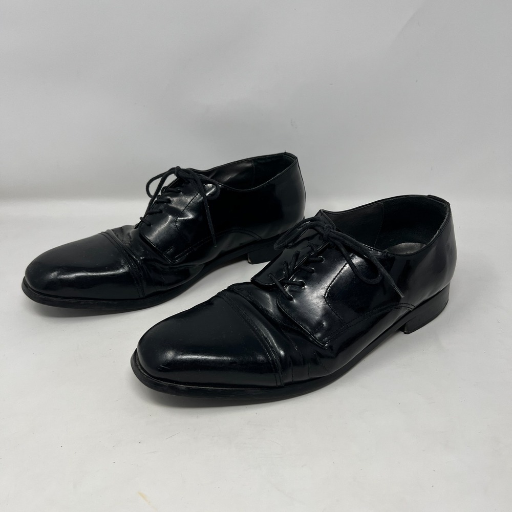Alan Payne Men's Tie Oxford Shoes Round Toe Leather Size 9 XW - Picture 2 of 13